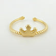 Anillo Corona Marina 1gr / T4 / Oro Amarillo 18K *
