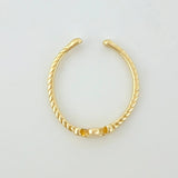 Anillo Corona Marina 1gr / T4 / Oro Amarillo 18K *
