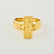 Christ Cross Ring 3.95gr / T6 / Yellow Gold 18K *