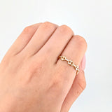 Gc Ring 0.55 g / T8 3/4- 8 1/2 Yellow Gold 18K