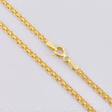 Bismark Chain 3.4g / 24 in / 2.2mm Yellow Gold 18K