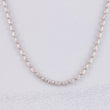Cadena Morse Diamantada 4.9g / 16 in / 1.8mm Oro Blanco 18K