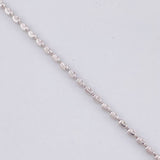 Cadena Morse Diamantada 4.9g / 16 in / 1.8mm Oro Blanco 18K