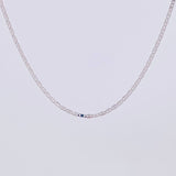 Cadena Plana 1.75g / 16 in / 1.5mm Oro Blanco 18K