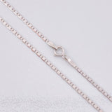 Cadena Plana 2.15g / 20 in / 1.5mm Oro Blanco 18K