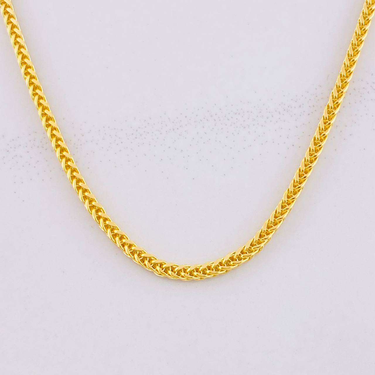 Cadena Franco 5.35g / 24 in / 1.7mm Oro Amarillo 18K
