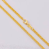 Cadena Franco 5.35g / 24 in / 1.7mm Oro Amarillo 18K