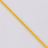 Cadena Franco 5.35g / 24 in / 1.7mm Oro Amarillo 18K