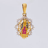 Dije Virgen De Guadalupe 2.75 g / 1 in Oro Amarillo 18K