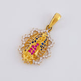 Dije Virgen De Guadalupe 2.75 g / 1 in Oro Amarillo 18K
