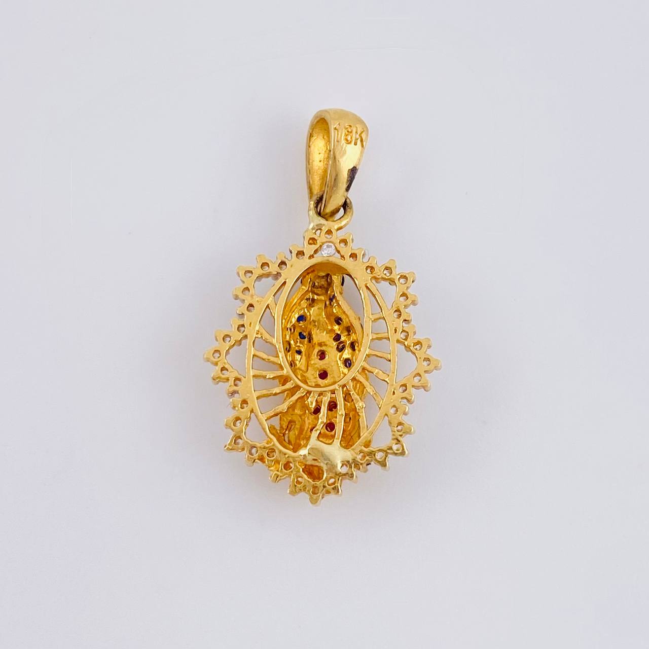 Dije Virgen De Guadalupe 2.75 g / 1 in Oro Amarillo 18K