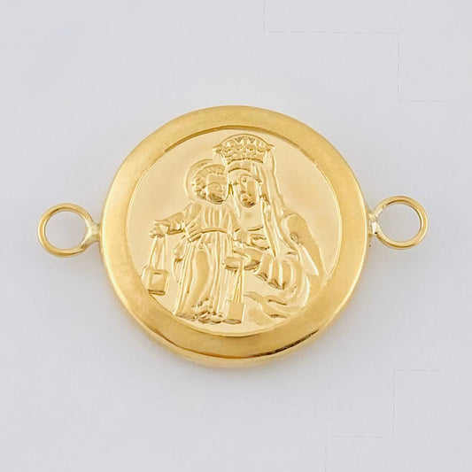 Herraje Virgen Del Cramen Mate 2.1 g / 1 1/4 in Oro Amarillo 18K
