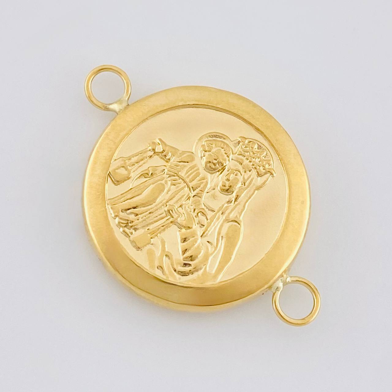 Herraje Virgen Del Cramen Mate 2.1 g / 1 1/4 in Oro Amarillo 18K