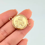 Herraje Virgen Del Cramen Mate 2.15 g / 1 1/4 in Oro Amarillo 18K