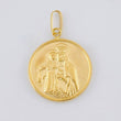 Dije Virgen del Carmen Mate 1.75g / 1 1/4 in Oro Amarillo 18K