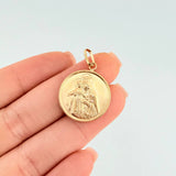 Dije Virgen del Carmen Mate 1.75g / 1 1/4 in Oro Amarillo 18K