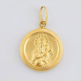 Dije Virgen Del Carmen Mate 1.15 g / 1 in Oro Amarillo 18K