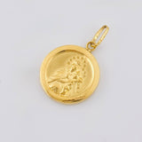 Dije Virgen Del Carmen Mate 1.05 g / 1 in Oro Amarillo 18K