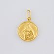 Pendant Virgin of Carmen Matte 0.9 g / 3/4 in Yellow Gold 18K