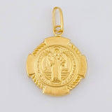 Dije San Benito 1.9 g / 1 1/4 in Oro Amarillo 18K