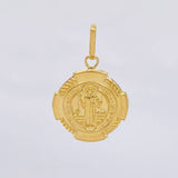 Dije San Benito 1.9 g / 1 1/4 in Oro Amarillo 18K