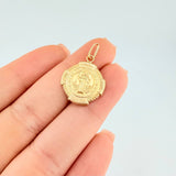 Dije San Benito 2 g / 1 1/4 in Oro Amarillo 18K