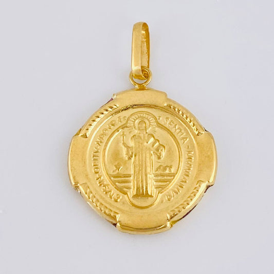 Dije San Benito 1.3 g / 1 in Oro Amarillo 18K