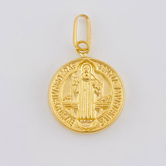 Dije San Benito 1.4 g / 1 in Oro Amarillo 18K