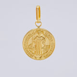Dije San Benito 1.4 g / 1 in Oro Amarillo 18K