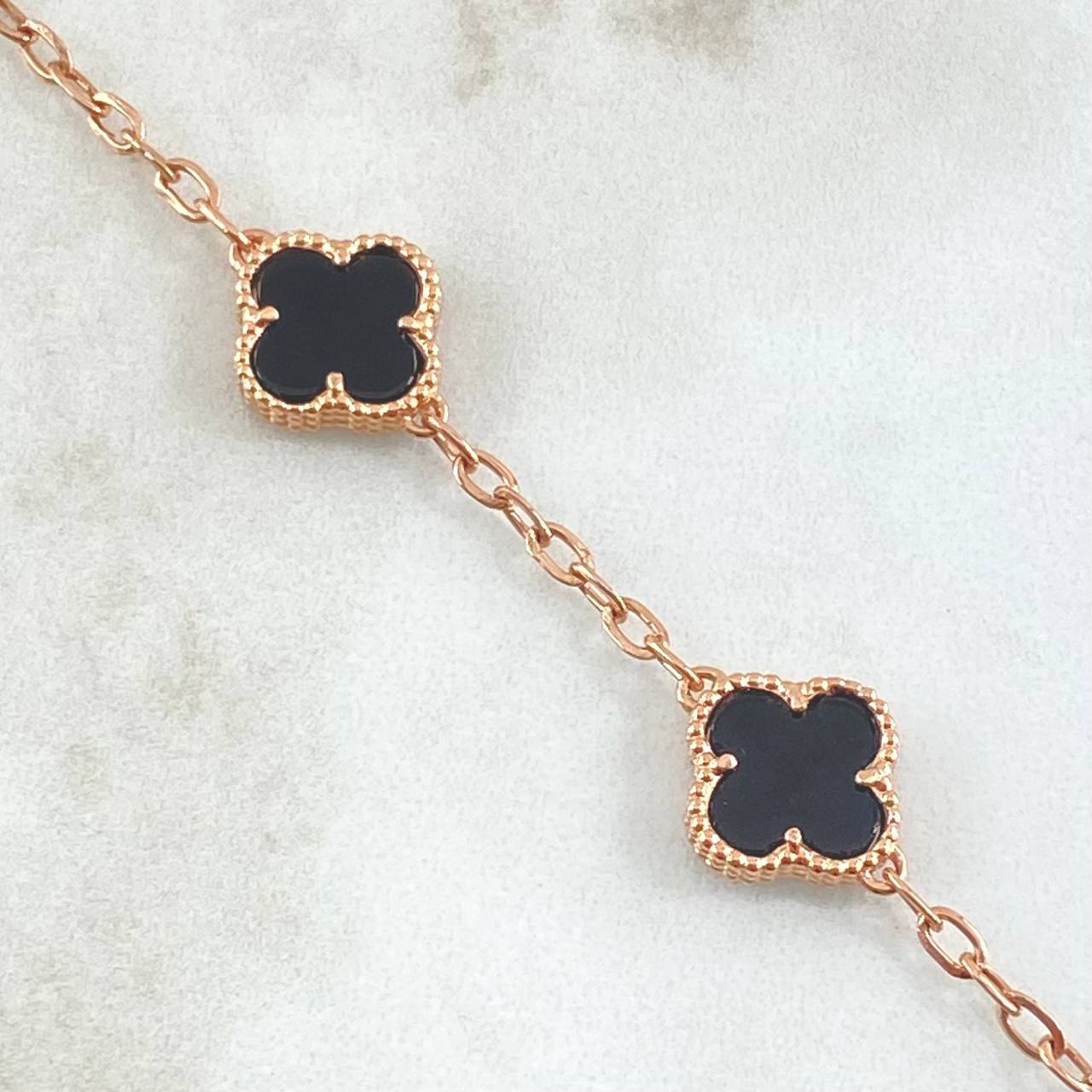 <i>Bracelet</i> <i>Continuous Hoop</i> <i>Clover</i> 6.7gr / 19cm / Special Birthstone <i>18K Gold</i>
