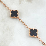 <i>Bracelet</i> <i>Continuous Hoop</i> <i>Clover</i> 6.7gr / 19cm / Special Birthstone <i>18K Gold</i>