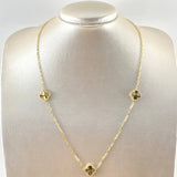 Chain Classic Link Clover 7.2gr / 21.7in / Nac.Esp. 18K Gold