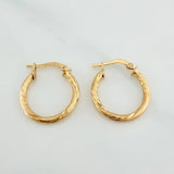 Hoop Earrings Sofi 1.9 g / 3/4 in Yellow Gold 18K