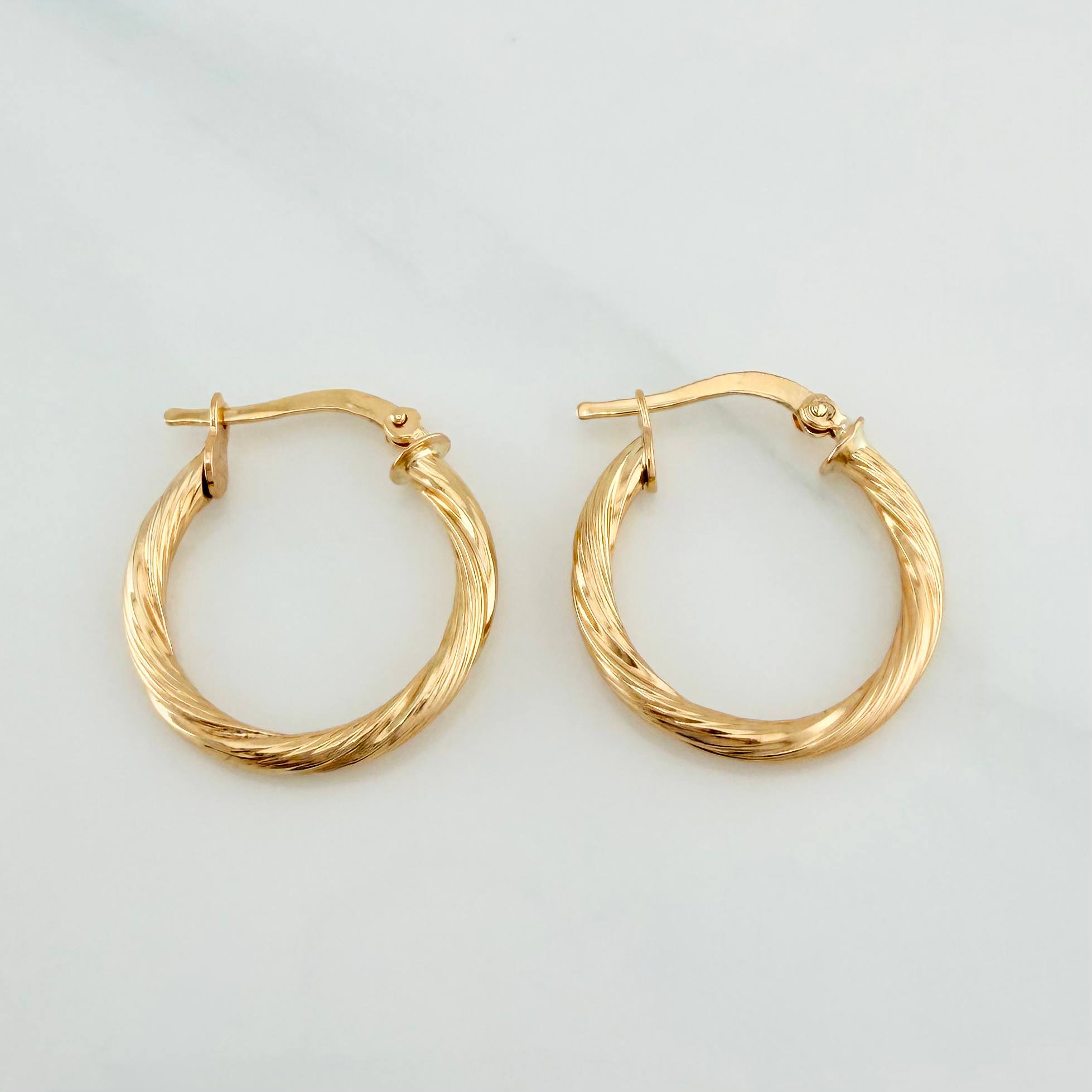 Candongas Sofi 2 g / 3/4 in Oro Amarillo 18K