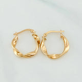 Candongas Remi 1.9 g / 3/4 in Oro Amarillo 18K