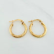 Candongas Sofi 1.75 g / 3/4 in Oro Amarillo 18K