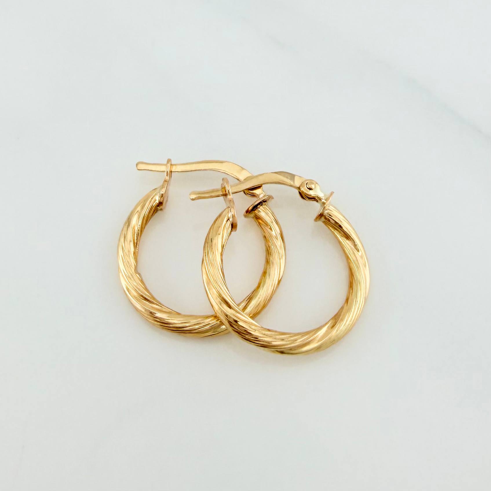 Candongas Sofi 1.85 g / 3/4 in Oro Amarillo 18K