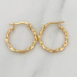 Candongas Kari 1.4 g / 3/4 in Oro Amarillo 18K