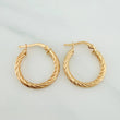 Candongas Mary 2.1 g / 3/4 in Oro Amarillo 18K