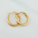 Candongas Mary 2 g / 3/4 in Oro Amarillo 18K