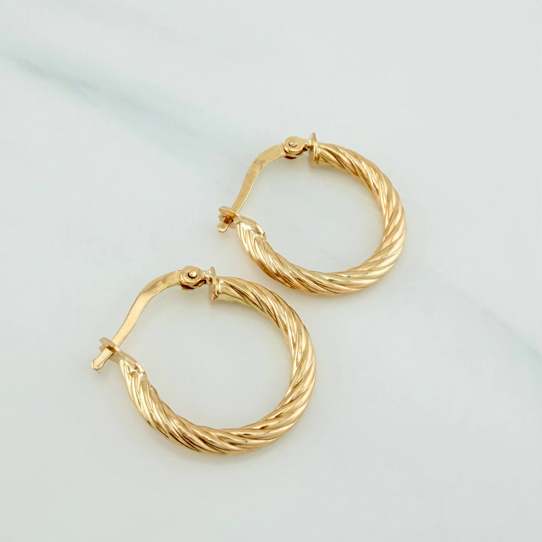 Candongas Mary 2 g / 3/4 in Oro Amarillo 18K