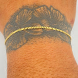 Chinese Bracelet 1.4gr / 8.7in / +1 18K Gold $