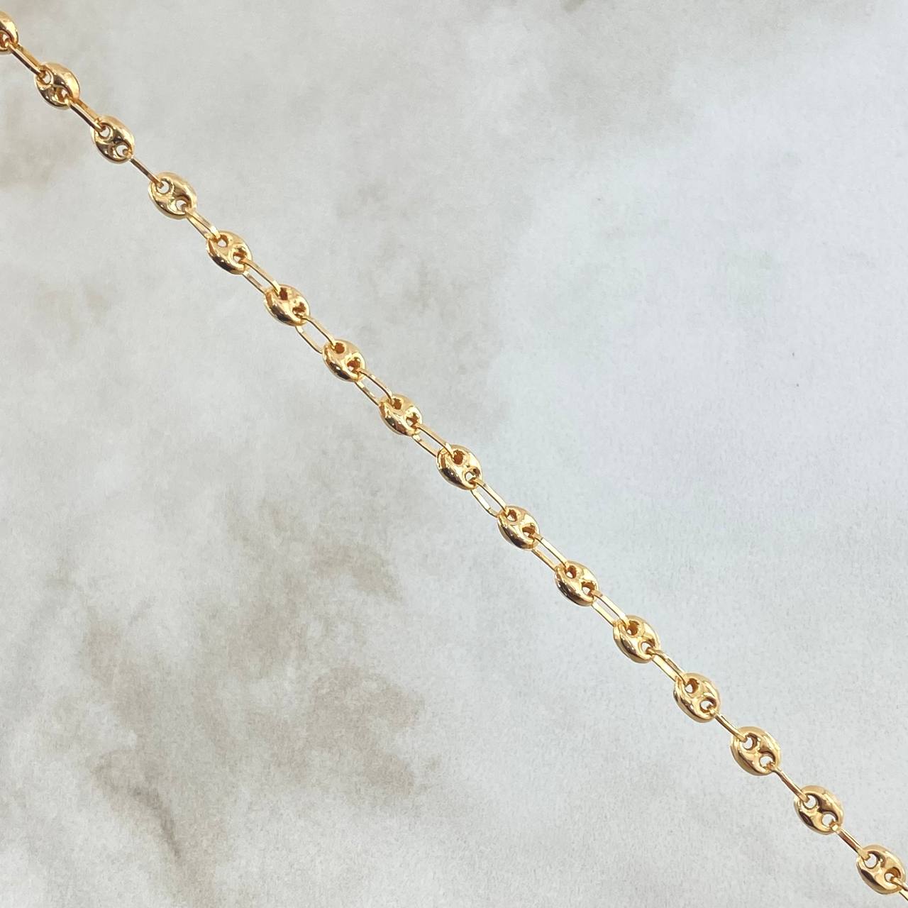 Bracelet GC 2gr / 19cm / 3.2mm Yellow Gold 18K ©