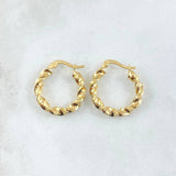 Candongas Lizy 1.1gr / 1.5cm / Oro Amarillo 18K ©