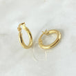 Hoop Earrings Jass 1.3gr / 1.7cm / Yellow Gold 18K ©