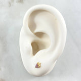 Stud Earrings Grape 0.6gr / 6cm / Purple Gold Yellow 18K