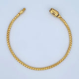 Bracelet 6.9gr / 8.3in / +3 18K Gold $