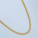 Venetian Type Infinity Chain 16.3gr / 24.4in / +3 18K Gold $