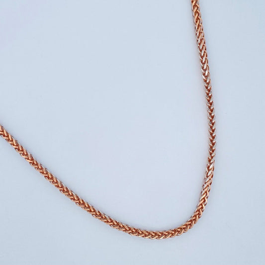 Franco Chain 11.7gr / 25.6in / +3 18K Gold $