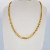 Venetian Type Infinity Chain 15.85gr / 24.4in / +3 18K Gold $
